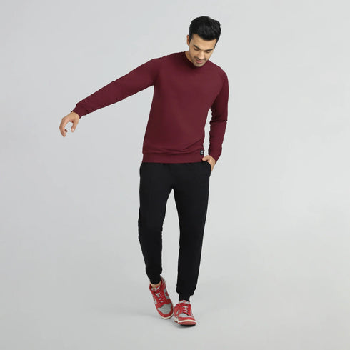 XYXX Cruze French Terry Cotton Sweatshirts Auburn Red