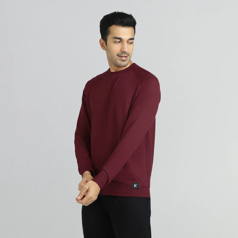 XYXX Cruze French Terry Cotton Sweatshirts Auburn Red