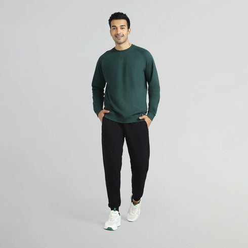 XYXX Cruze French Terry Cotton Sweatshirts Forest Green