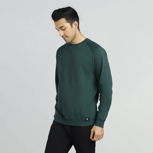 XYXX Cruze French Terry Cotton Sweatshirts Forest Green