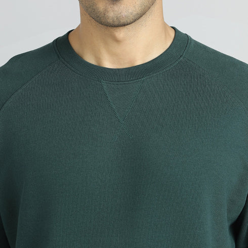XYXX Cruze French Terry Cotton Sweatshirts Forest Green