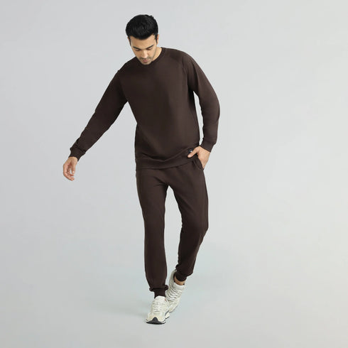 XYXX Cruze French Terry Cotton Sweatshirts Malt Brown