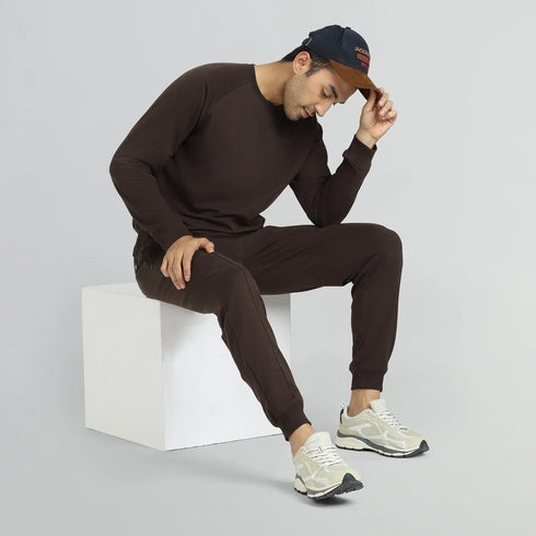 XYXX Cruze French Terry Cotton Sweatshirts Malt Brown
