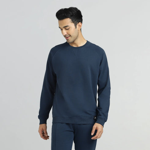 XYXX Cruze French Terry Cotton Sweatshirts Opal Blue