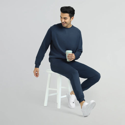 XYXX Cruze French Terry Cotton Sweatshirts Opal Blue