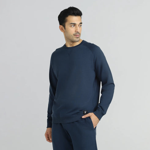 XYXX Cruze French Terry Cotton Sweatshirts Opal Blue