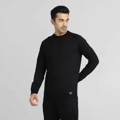 XYXX Cruze French Terry Cotton Sweatshirts Pitch Black