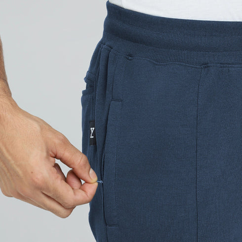 XYXX Cruze French Terry Cotton Joggers Opal Blue