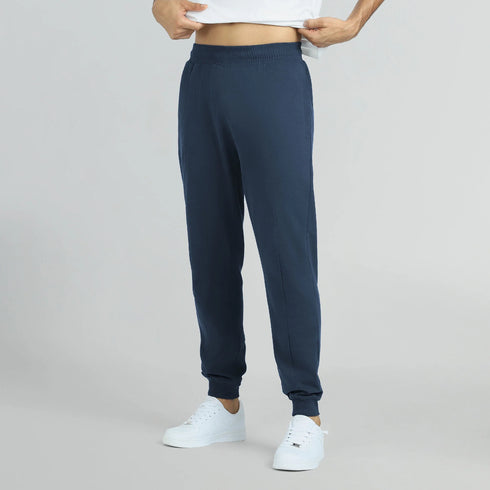 XYXX Cruze French Terry Cotton Joggers Opal Blue