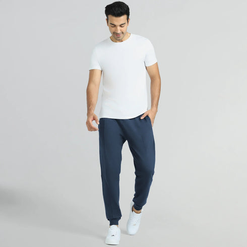 XYXX Cruze French Terry Cotton Joggers Opal Blue