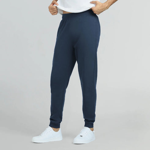 XYXX Cruze French Terry Cotton Joggers Opal Blue