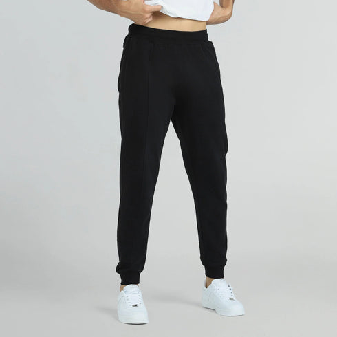 XYXX Cruze French Terry Cotton Joggers Pitch Black