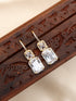 Zeraki Jewels Crystal Curve Earrings