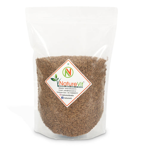 NatureVit Cumin Seeds Bold Jeera from Rajasthan | 100% Vegan