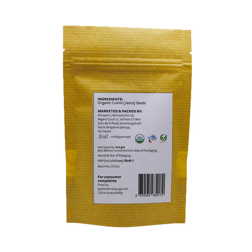 Nutty Yogi Organic Cumin Seeds 100gm