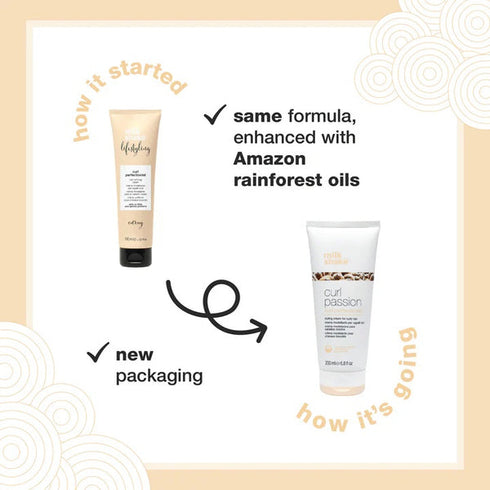 Milk shake curl passion curl perfectionist