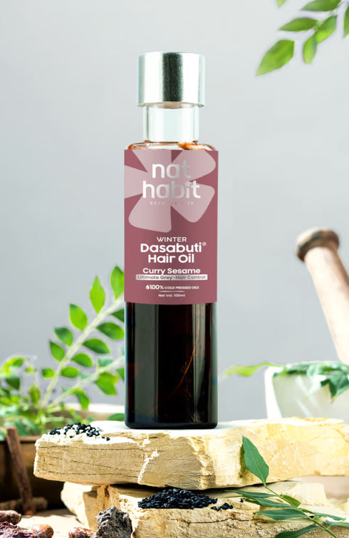 Nat Habit Curry Sesame Winter Hair Oil 100ml