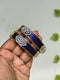 Yuvi Collections SB660 Diamond Finish Enamel Bangles - Set of 2