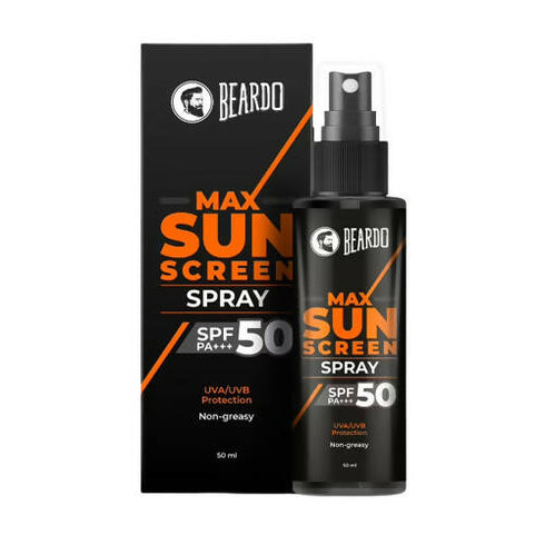 Beardo Max Sunscreen Spray SPF-50 for Men 50g