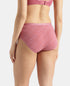 Jockey Disney Mickey & Friends High Coverage Cotton Mid Waist Hipster | Mocha, High Rose & Ashleigh Blue | Pack of 3