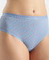 Jockey Disney Mickey & Friends High Coverage Cotton Mid Waist Hipster | Mocha, High Rose & Ashleigh Blue | Pack of 3