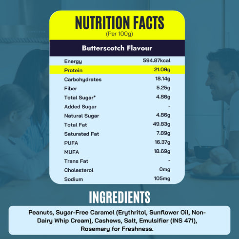 Fitfeast Butterscotch Peanut Butter 150g