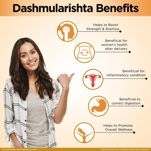 Multani Pharmaceuticals Limited Multani Dashmularishta Syrup For Post Delivery Weakness Loss of Appetite