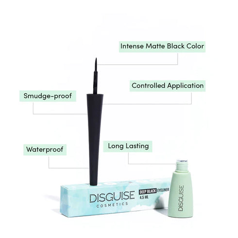 Disguise All Day Gel Kajal Nude Quartz + Deep Black Eyeliner
