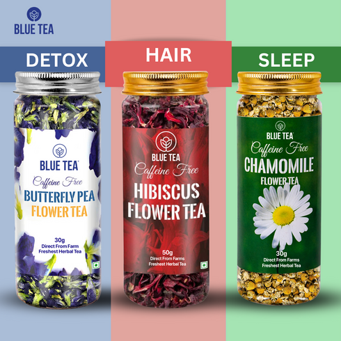 Blue Tea Flower Tea Pack