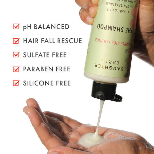 Daughter Earth Purple Rice + Quinoa The Shampoo & The Conditioner