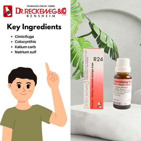 Dr. Reckeweg R24 Pleurisy and Intercostal Neuralgia Drop 22ml