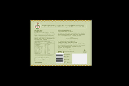 Go Desi Dry-Fruit Date Bars