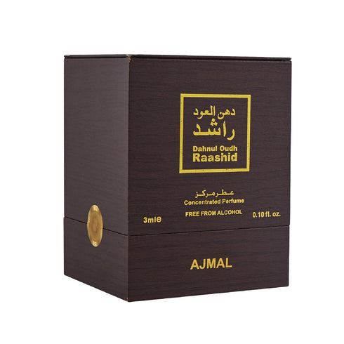 Ajmal Perfumes India DHANUL OUDH RAASHID Non-Alcoholic Attar Unisex
