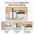 Vinod Doniv Titanium Triply Stainless Steel Pressure Cooker 3 Ltr Inner Lid Induction Friendly