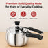 Vinod Doniv Titanium Triply Stainless Steel Pressure Cookers 2 Ltr Inner Lid Induction Friendly