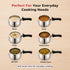 Vinod Doniv Titanium Triply Stainless Steel Pressure Cookers 2 Ltr Inner Lid Induction Friendly