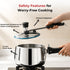 Vinod Doniv Titanium Triply Stainless Steel Pressure Cookers 2 Ltr Inner Lid Induction Friendly