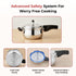 Vinod Doniv Titanium Triply Stainless Steel Pressure Cookers 5 Ltr Outer Lid Induction Friendly