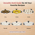 Vinod Doniv Triply Stainless Steel 6 Plates and 1 Multipurpose Kadai Steamer for Idli Dhokla Momos Heavy Guage Idli Dhokla Cooker Induction and Gas Stove Compatible 2 Idli 1 Mini Idli 1 Patra Momos 2 Khaman Dhokla