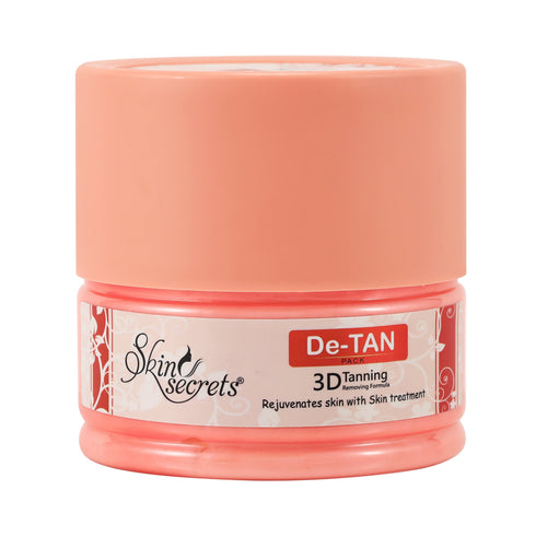 Skin Secrets India De-Tan Pack with Saffron Extract for Instant Tan Removal|