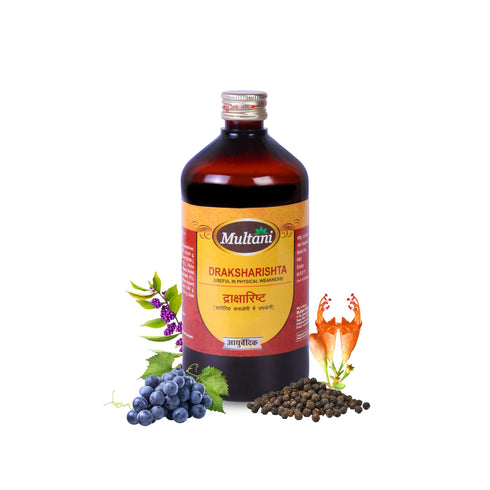 Multani Pharmaceuticals Limited Multani Ayurvedic Draksharishta Syrup Useful In Physical Weakness