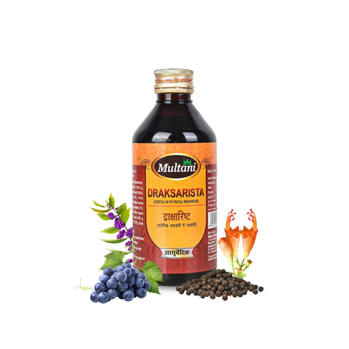 Multani Pharmaceuticals Limited Multani Ayurvedic Draksharishta Syrup Useful In Physical Weakness