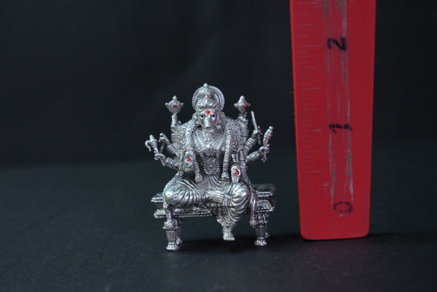 Pure Silver Antique Varahi Devi Sitting With Mala 43.14G By Mahita Collections
