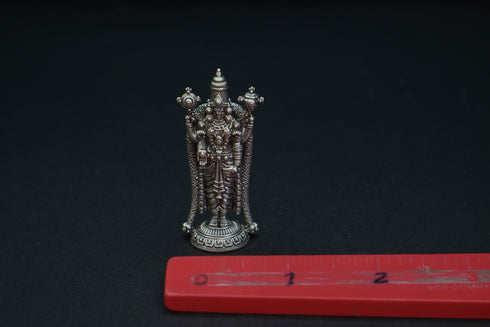 Pure Silver Antique Garud Balaji Standing Big 30G By Mahita Collections