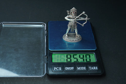 Pure Silver Antique Ghantaghar Mahaveer Swamy 85.40G By Mahita Collections