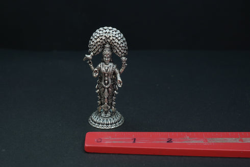 Pure Silver Antique Vasavi Devi Standing Big 60.70G By Mahita Collections