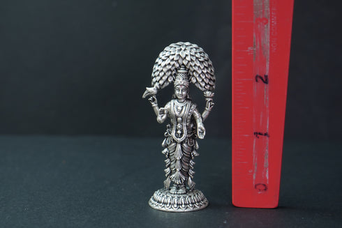 Pure Silver Antique Vasavi Devi Standing Big 60.70G By Mahita Collections