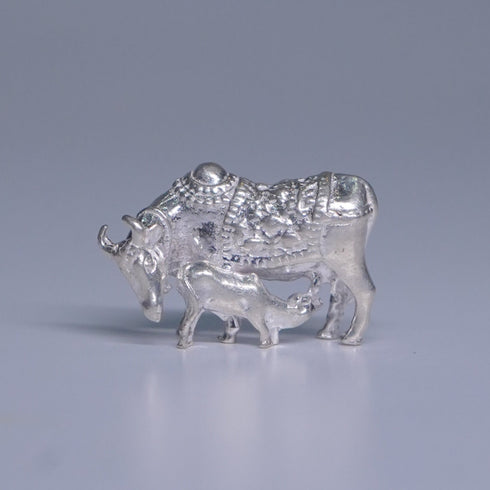 Pure Silver Cow And Calf 13g