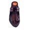 Vhaanfootwear Golden Weni Dark Brown Ladies Kolhapuri Chappal