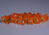 Pure Silver Orange Flowers 18G Pack 10 Pcs